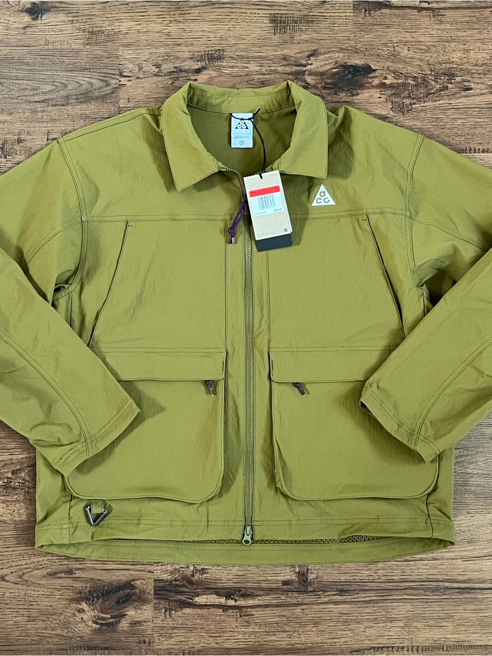 Nike ACG Smith Summit UV Full Zip Jacket ‘Olive’ (size mens L)